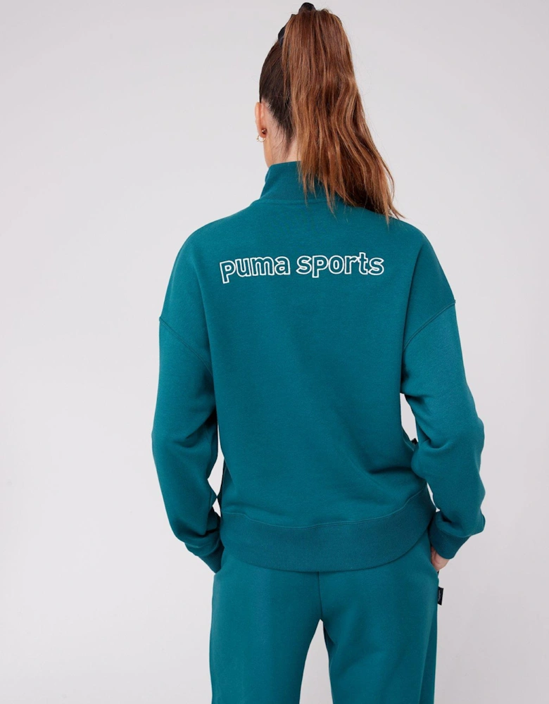 Team Half-Zip - Dark Green