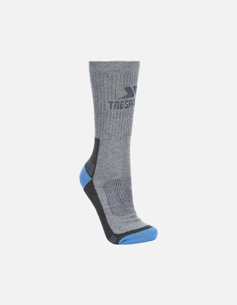 Mens Deeper Cushioned Walking Socks - Grey