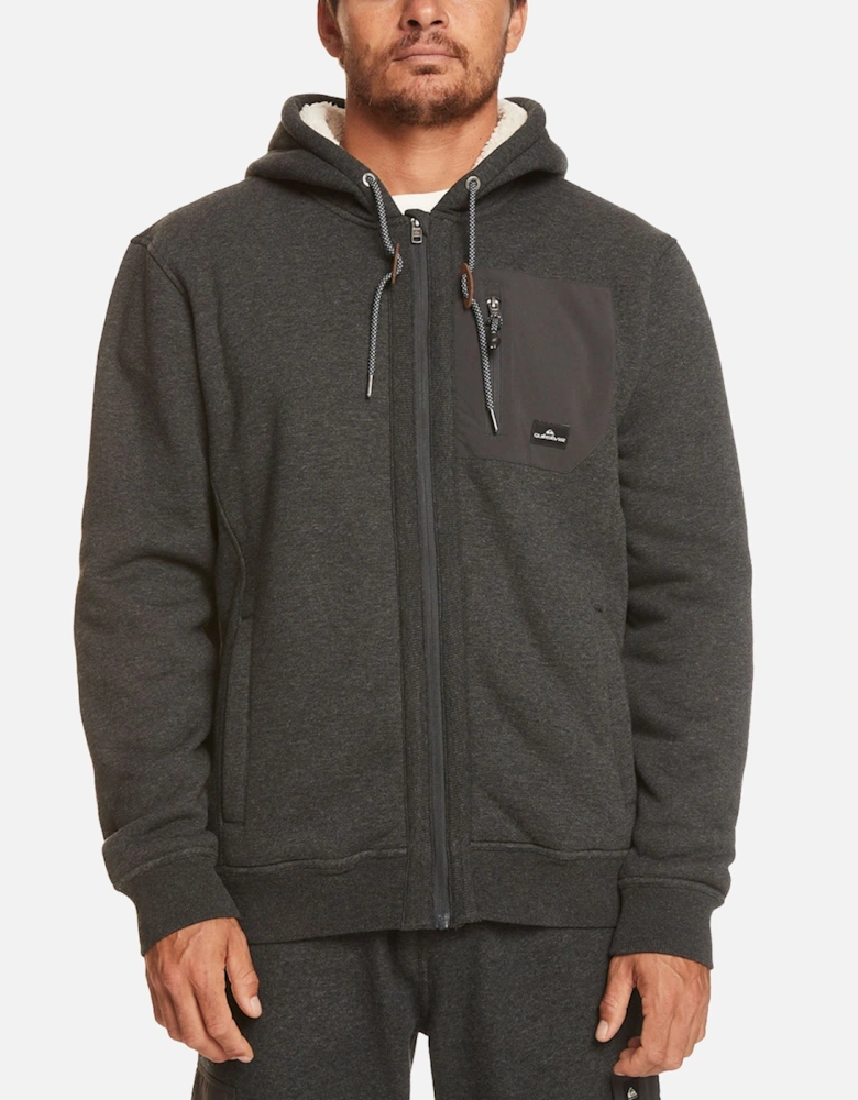 Mens Out There Full Zip Hooded Jacket - Grey Heather