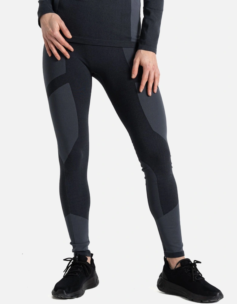 Womens In The Zone Thermal Quick Drying Baselayer Leggings - Black