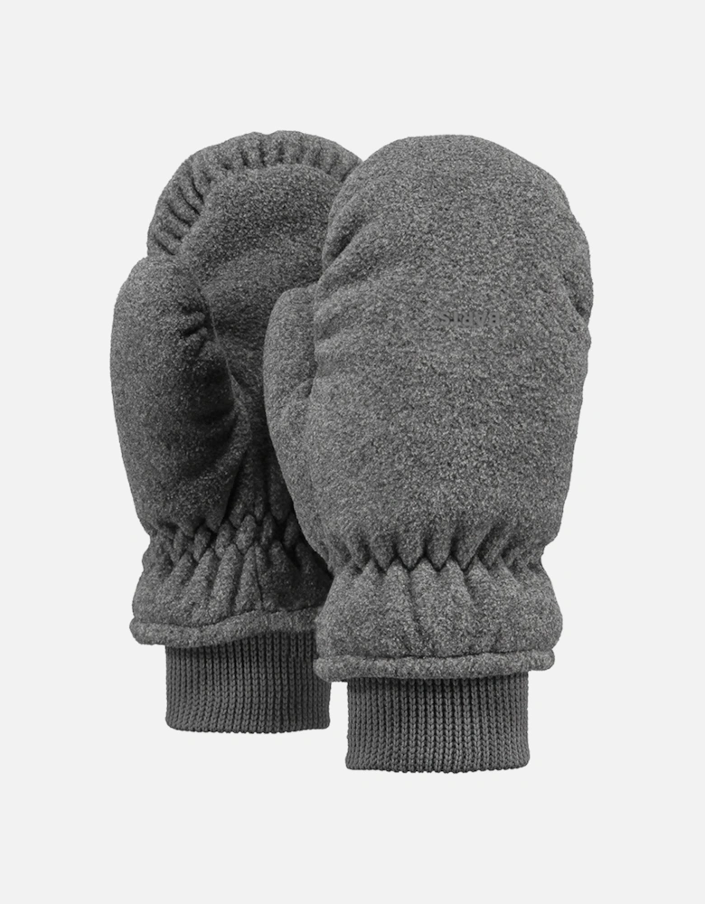 Kids Childrens Fleece Elasticated Cuff Mittens