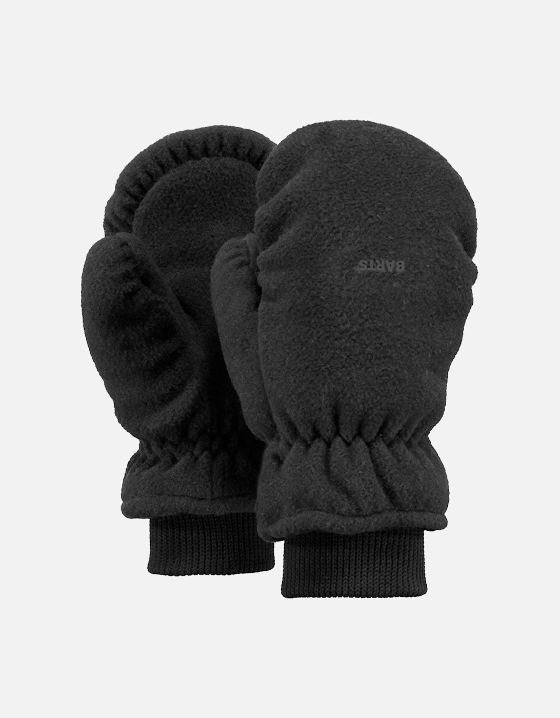 Kids Childrens Fleece Elasticated Cuff Mittens, 2 of 1