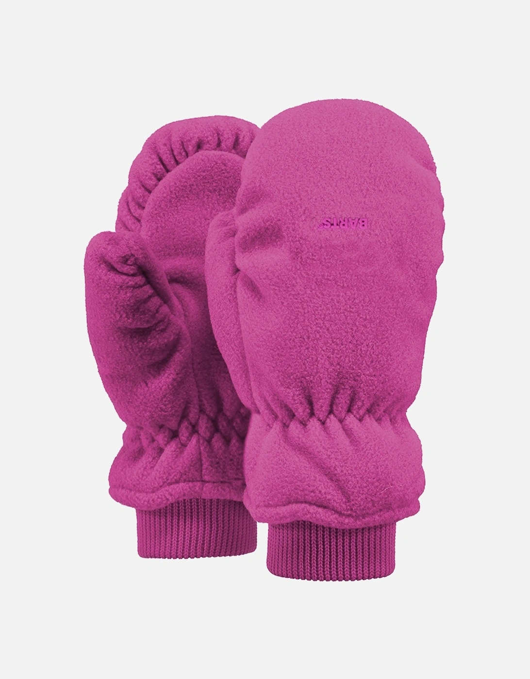 Kids Childrens Fleece Elasticated Cuff Mittens