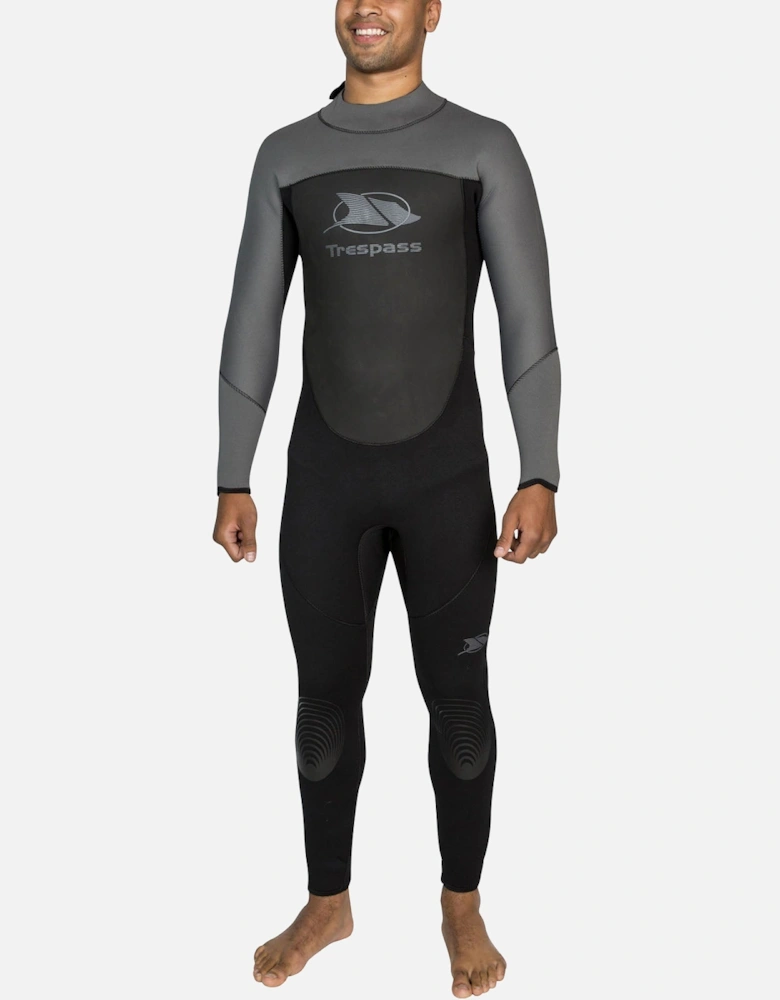 Mens Lakee 5MM Zip Back Surfing Wetsuit - Black