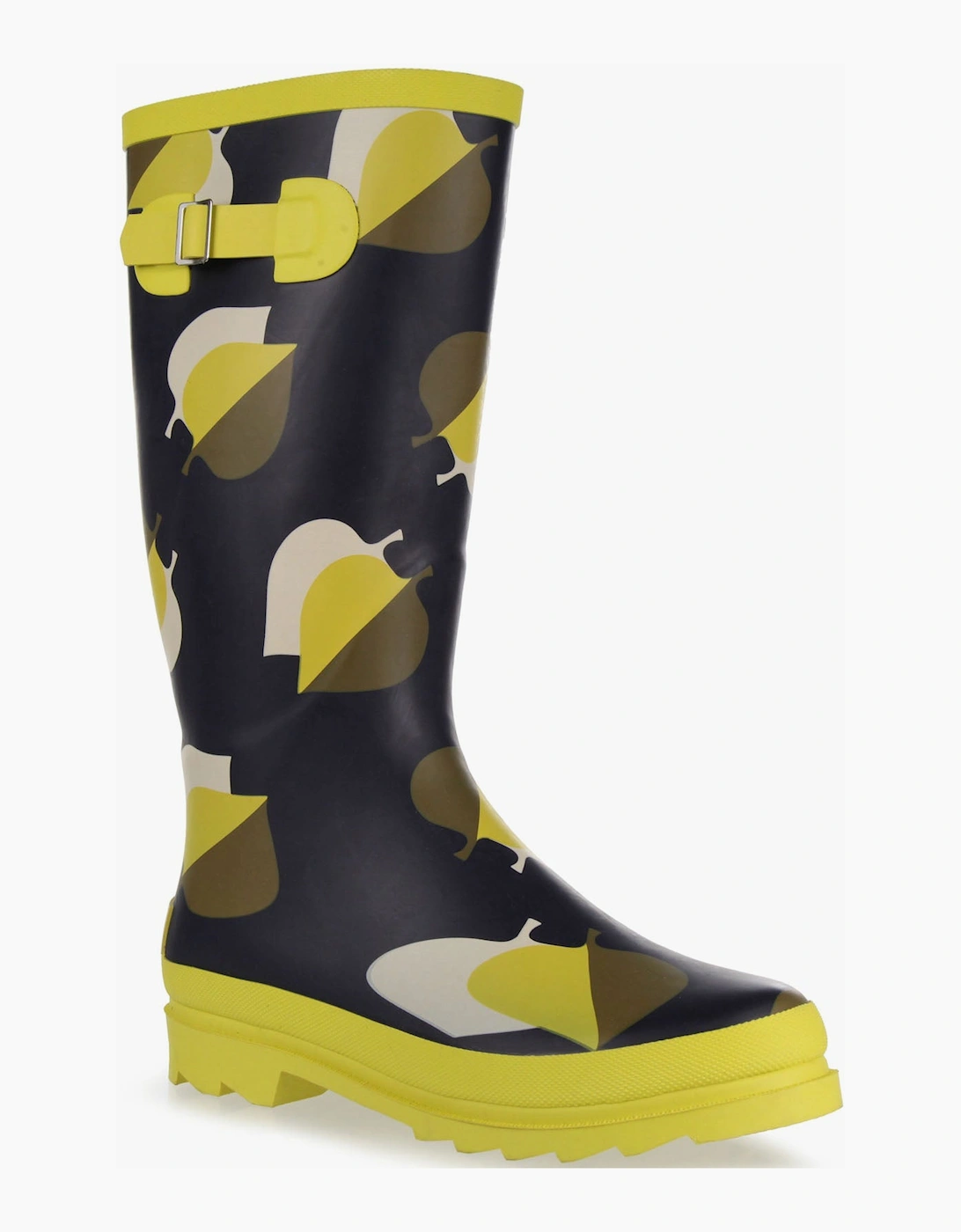 Regatta Women's Yellow Orla Kiely Cosy High Floral Wellies - Size 3