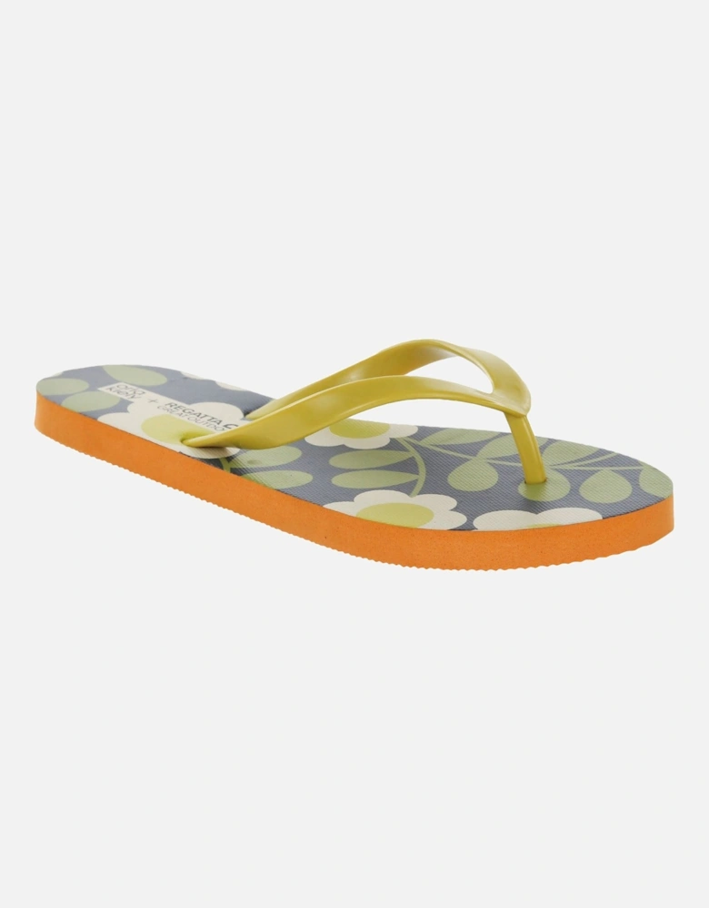 Womens Orla Kiely Cushioned Flip Flops