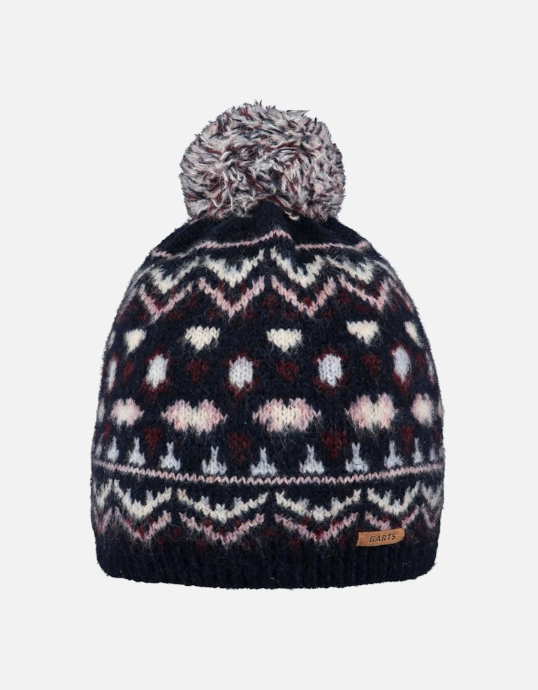 Kids Mayao Pom Pom Mixed Knit Bobble Hat