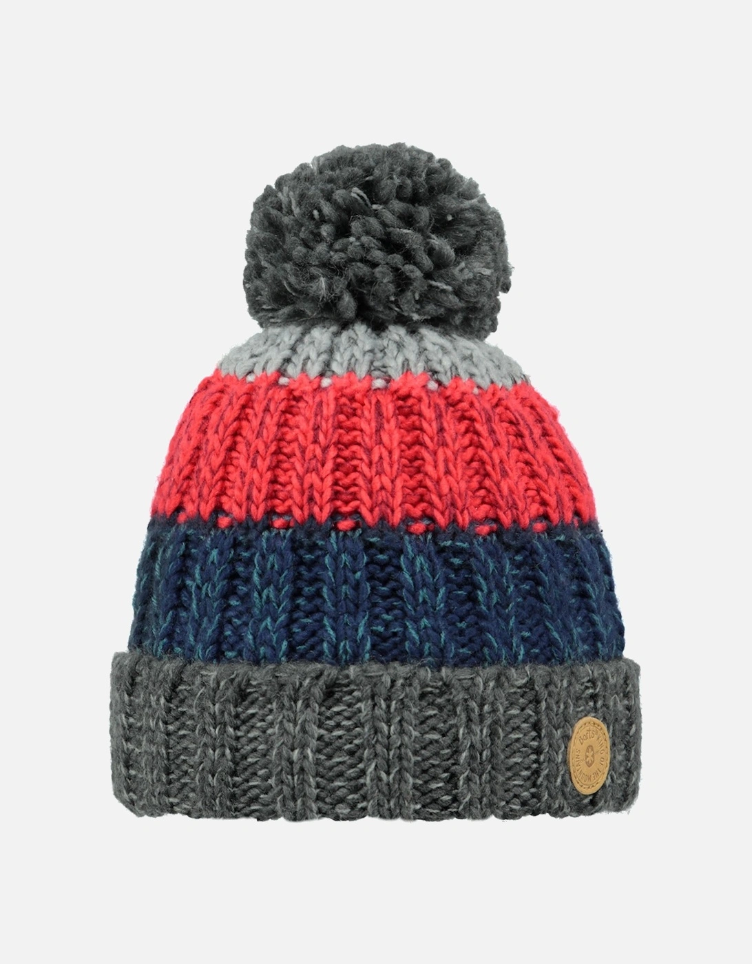 Kids Wilhelm Chunky Cable Knit Bobble Hat, 7 of 6