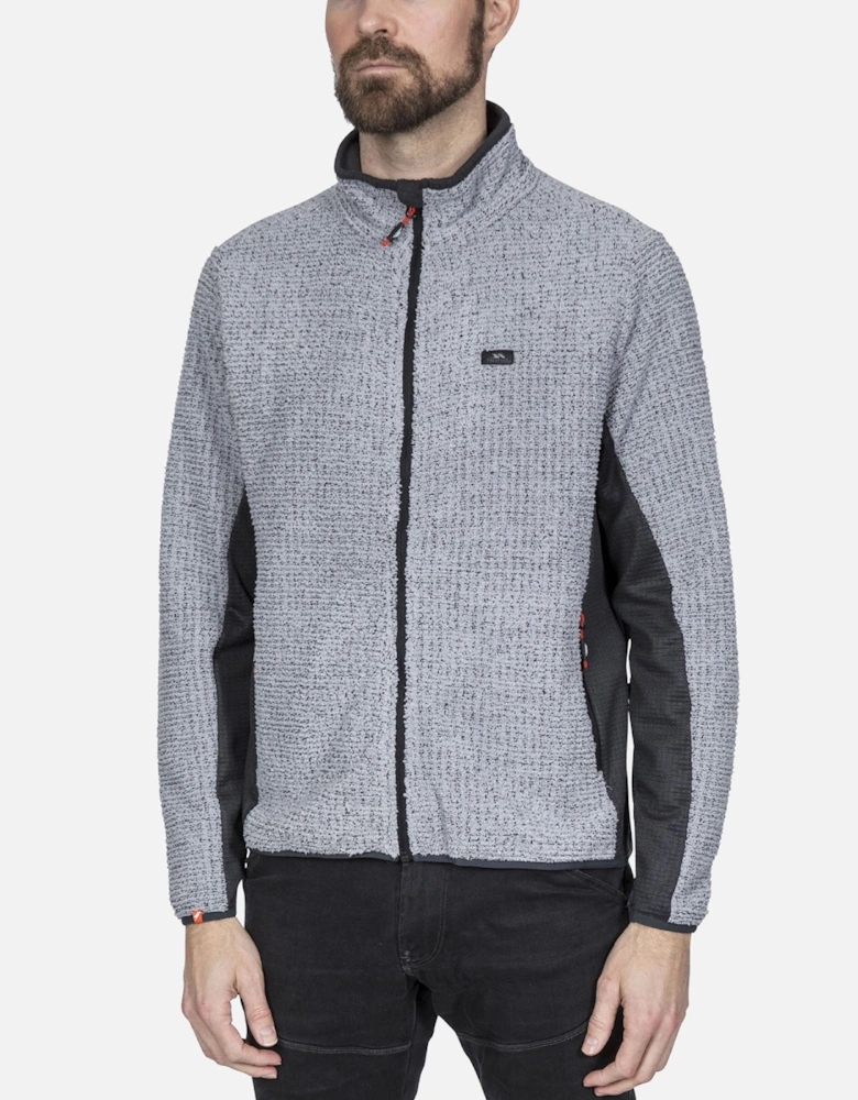 Mens Templetonpeck Full Zip Fleece Jacket - Grey