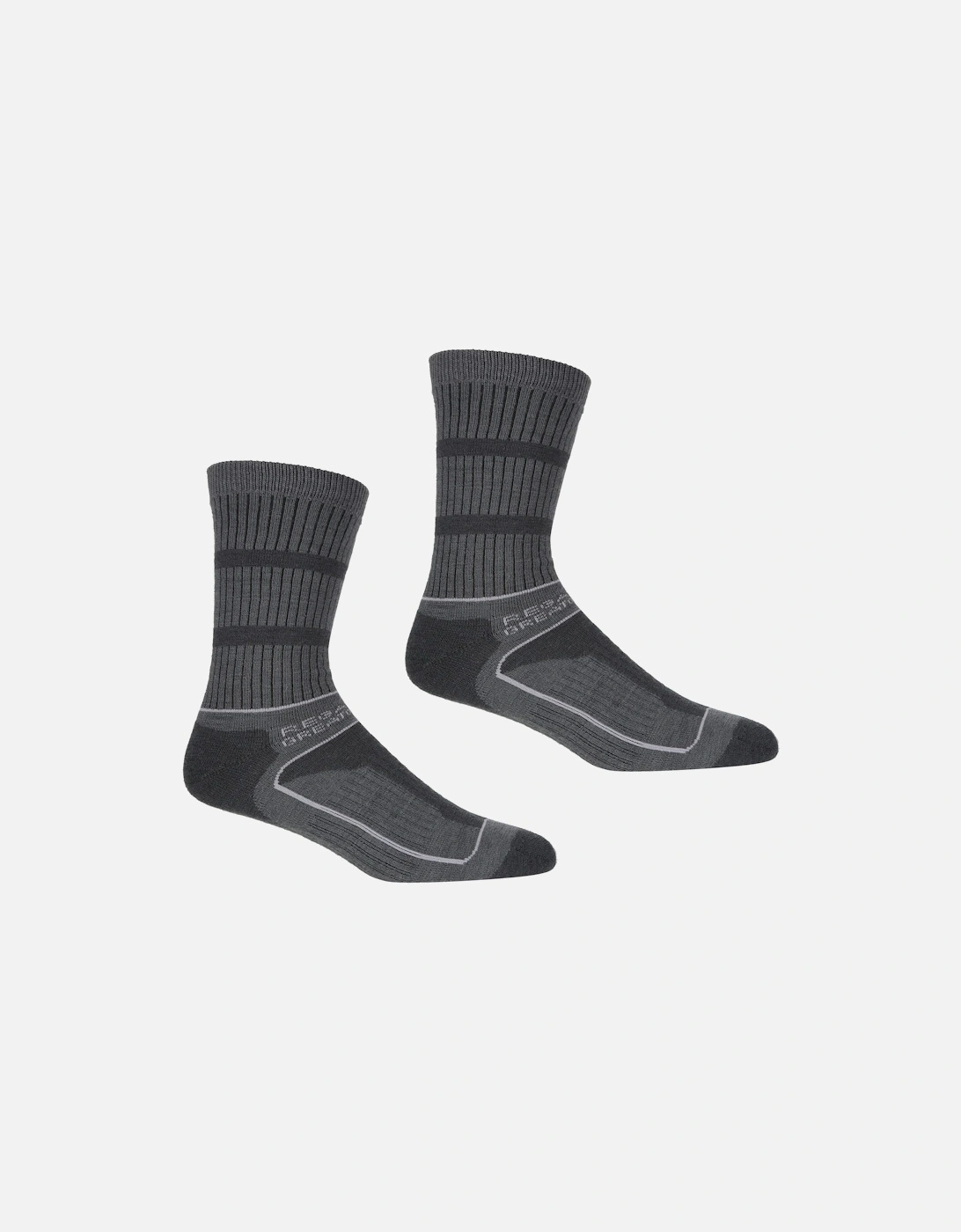 Womens Samaris 3 Season Two Pack Quickdrying Walking Socks - Steel, 2 of 1