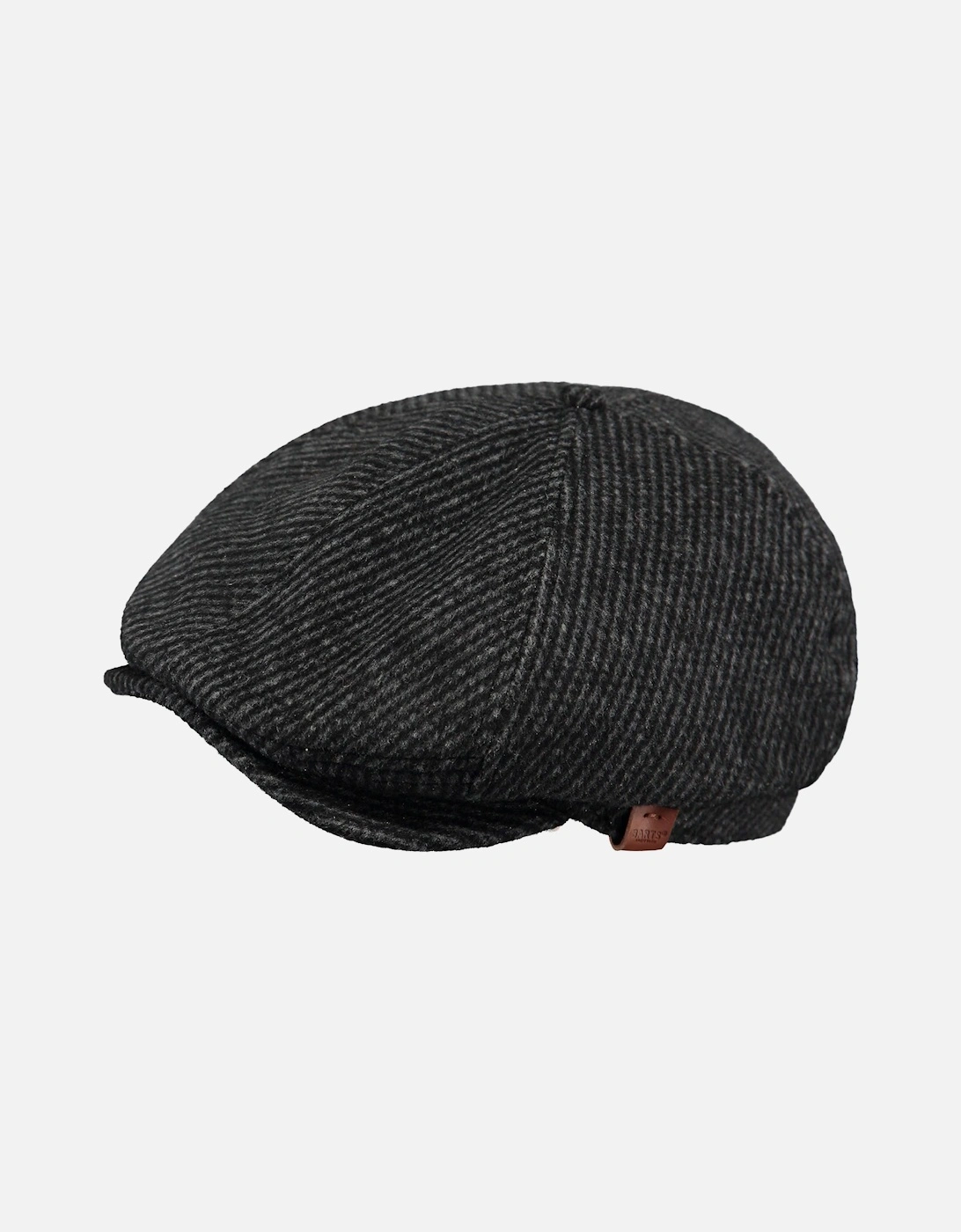 Barts Men's Black Jamaica Adjustable Warm Wool Flat Cap - : M