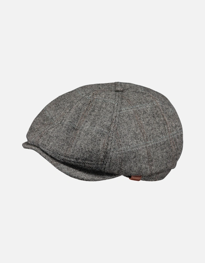 Mens Jamaica Adjustable Warm Wool Flat Cap
