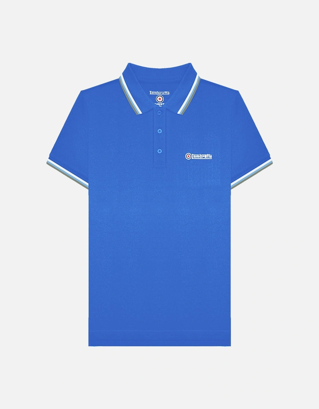 Mens Triple Tipped Retro Polo Shirt