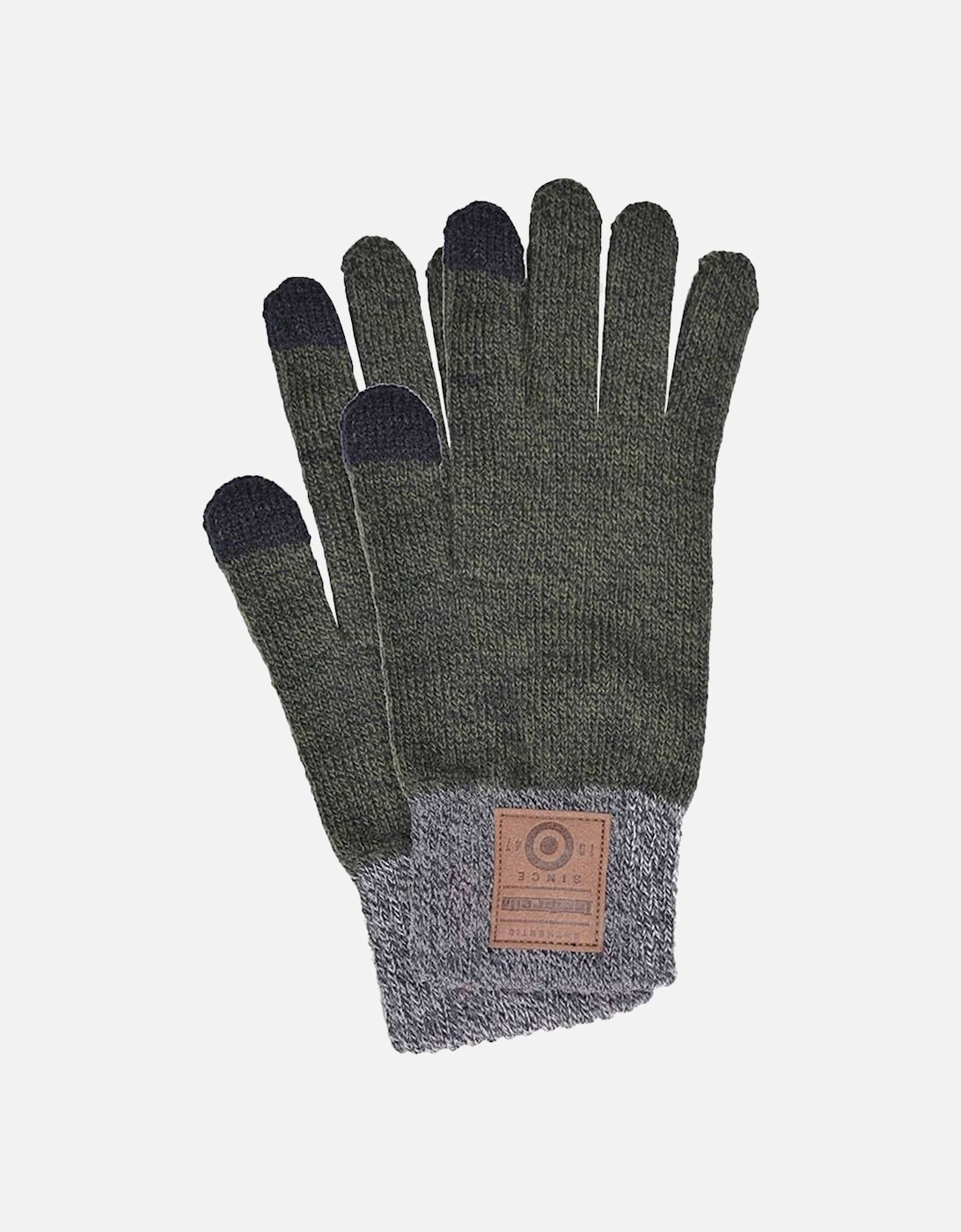 Mens Turn Up Touchscreen Compatible Gloves