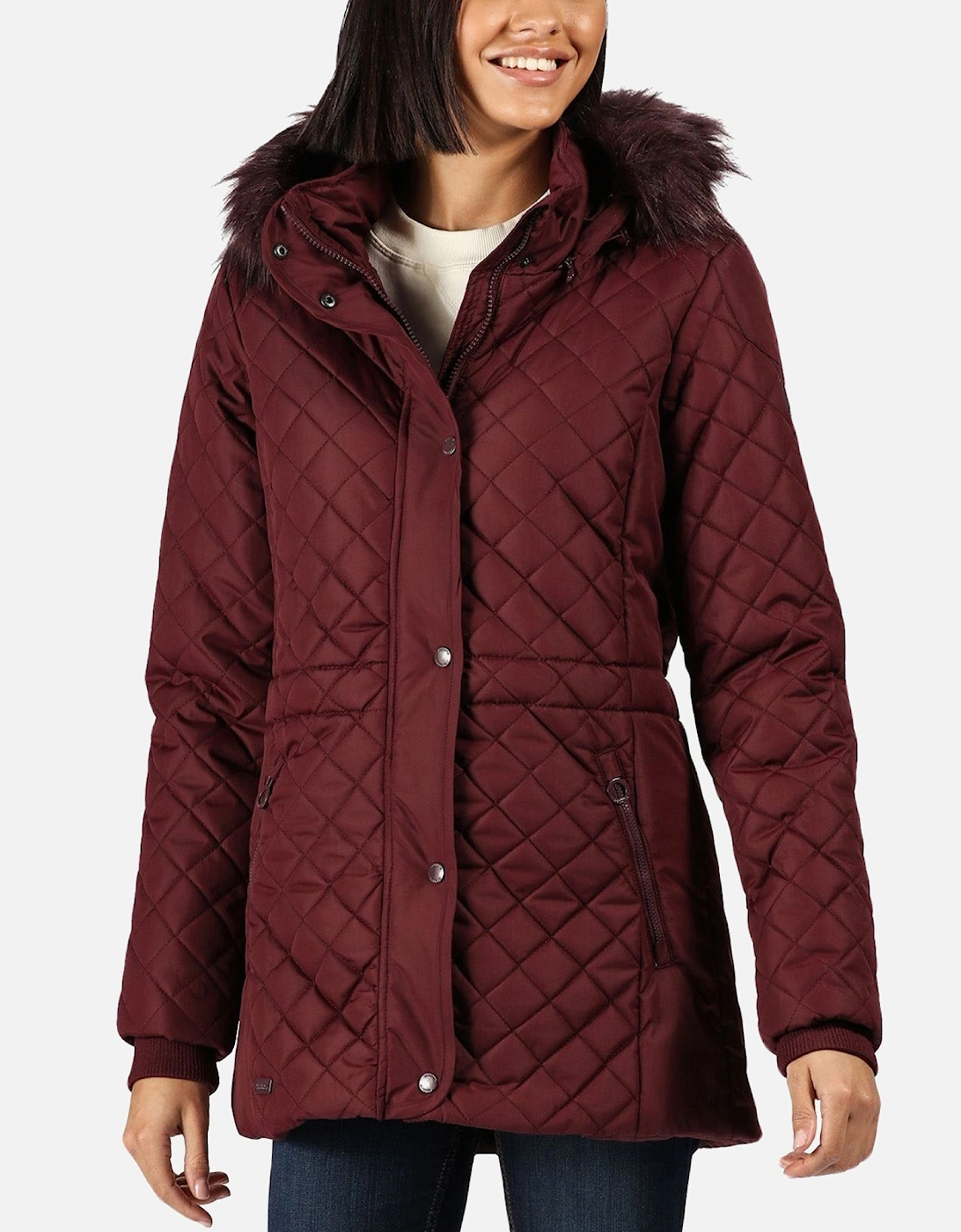 Womens Zella Insulated Quilted Jacket