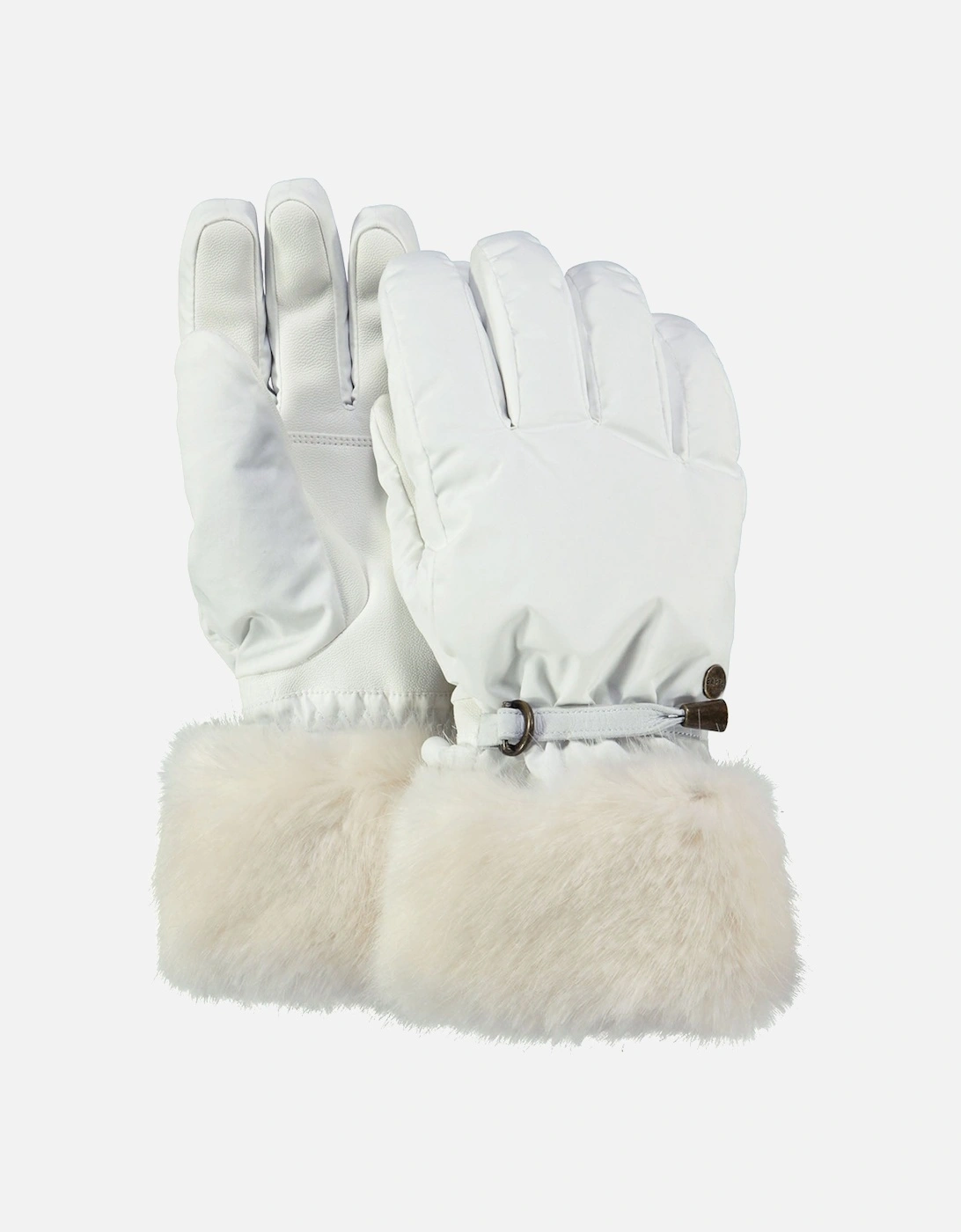 Womens Empire Waterproof Faux Fur Skiing Gloves, 2 of 1