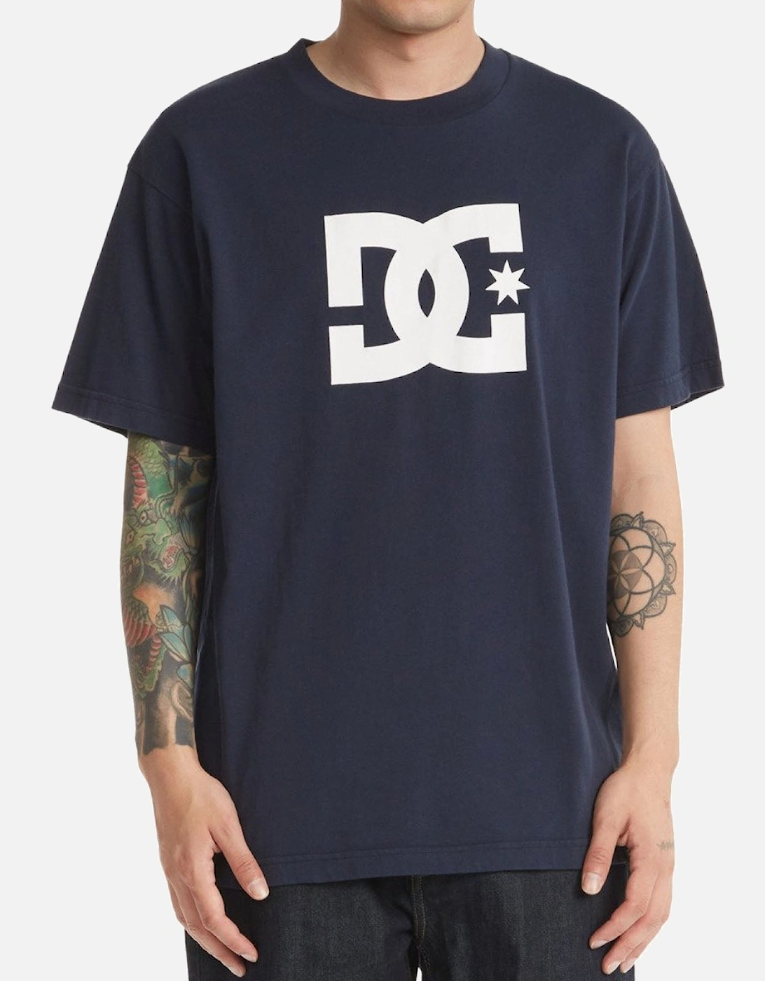 Mens DC Star Cotton T-Shirt, 16 of 15