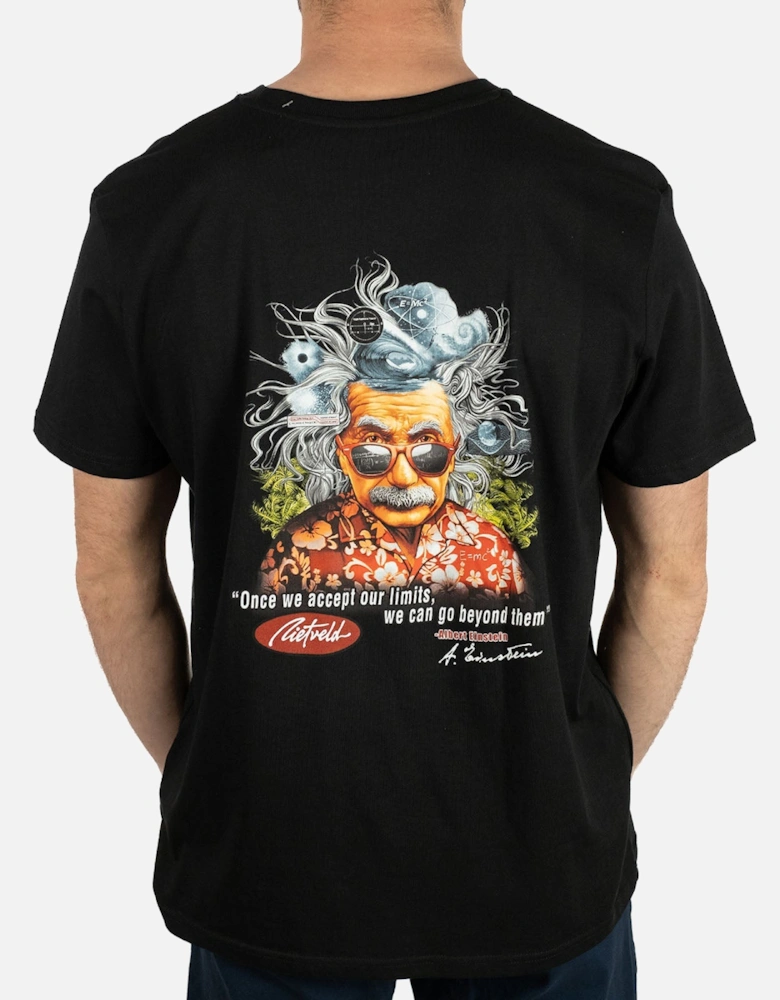 Mens Brain Waves Classic Al Einstein Graphic T-Shirt