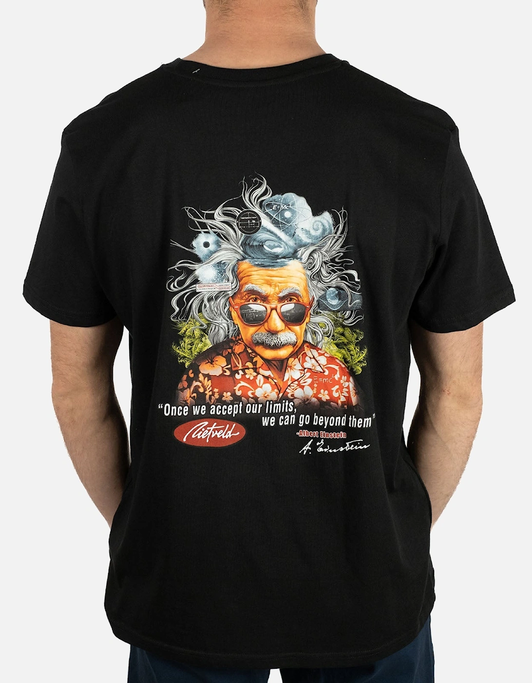 Mens Brain Waves Classic Al Einstein Graphic T-Shirt, 2 of 1