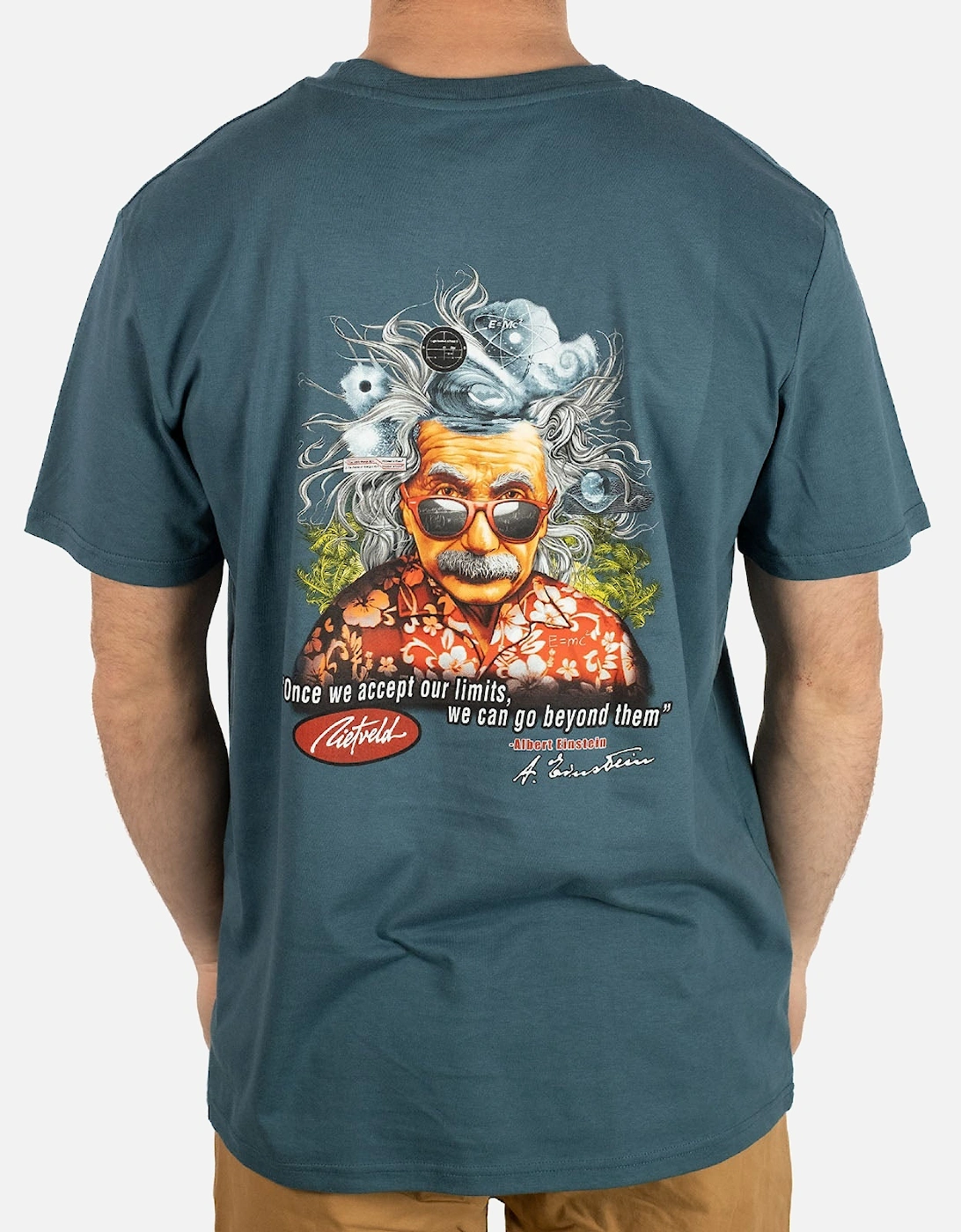 Mens Brain Waves Classic Al Einstein Graphic T-Shirt