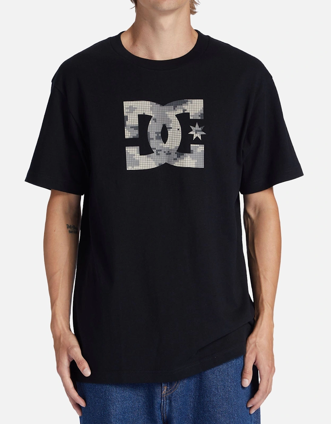 Mens DC Star Fill T-Shirt, 2 of 1