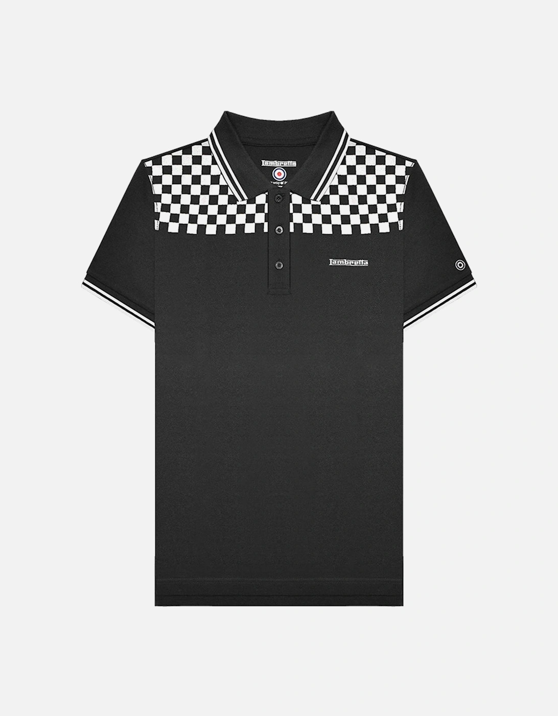 Mens Two Tone Tipped Polo Shirt, 6 of 5