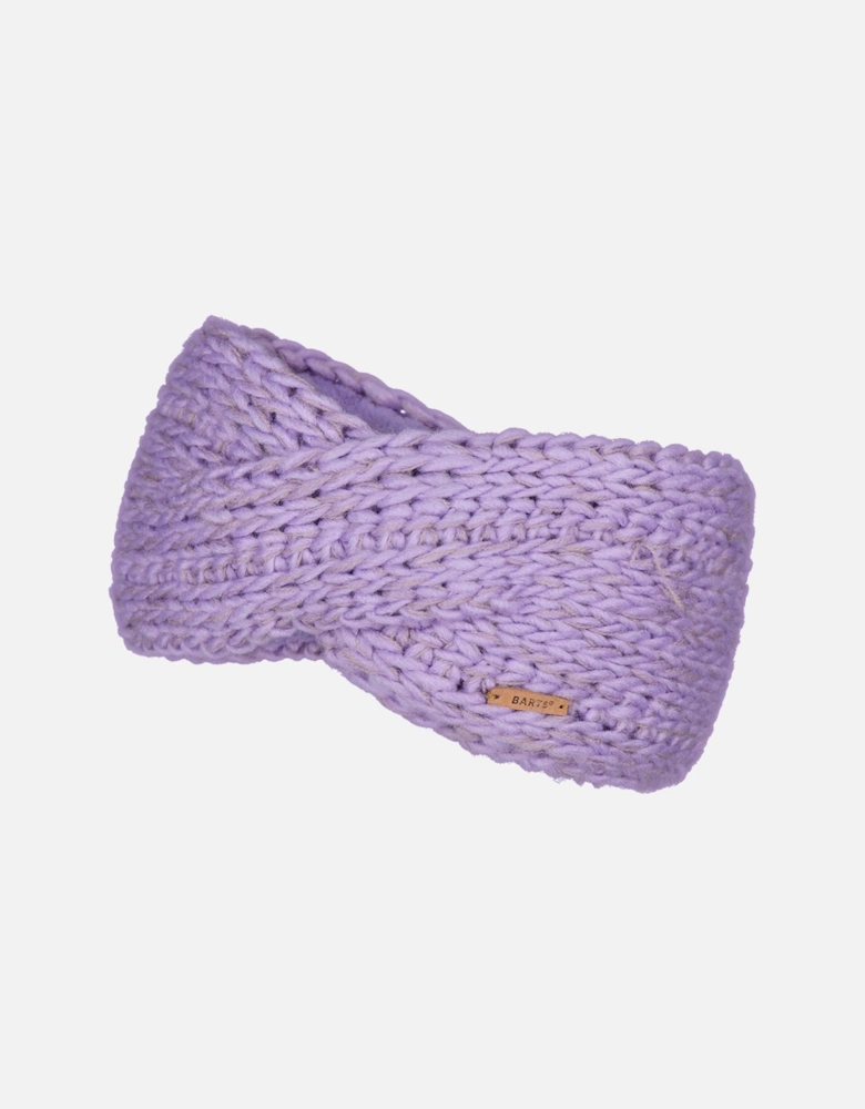Womens Jasmin Hand Knitted Fleece Lined Headband