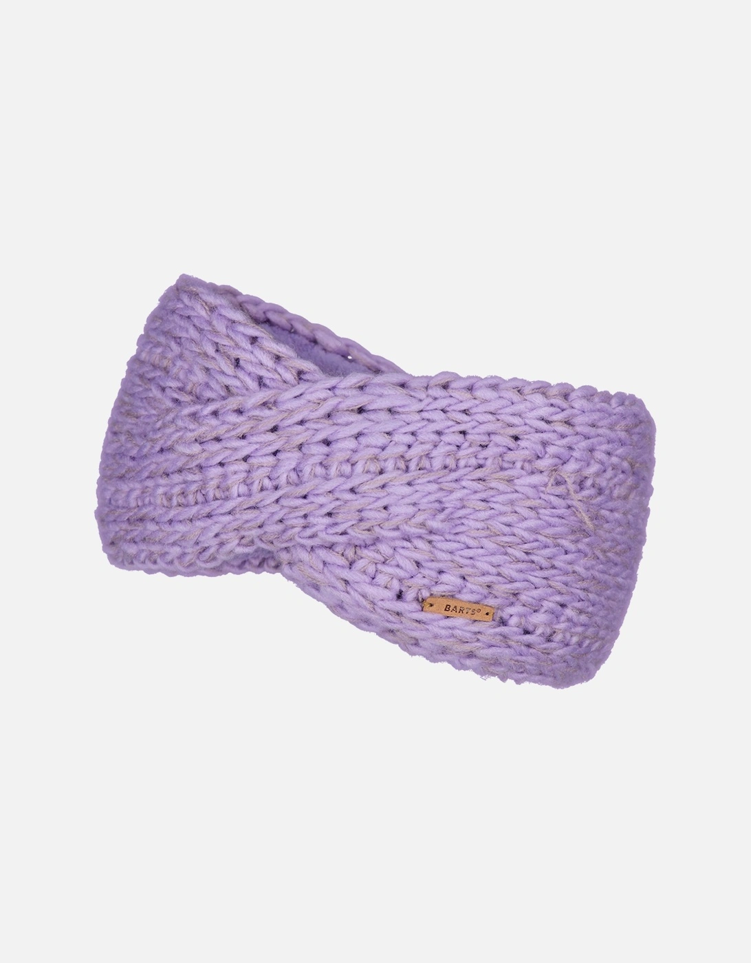 Womens Jasmin Hand Knitted Fleece Lined Headband, 2 of 1