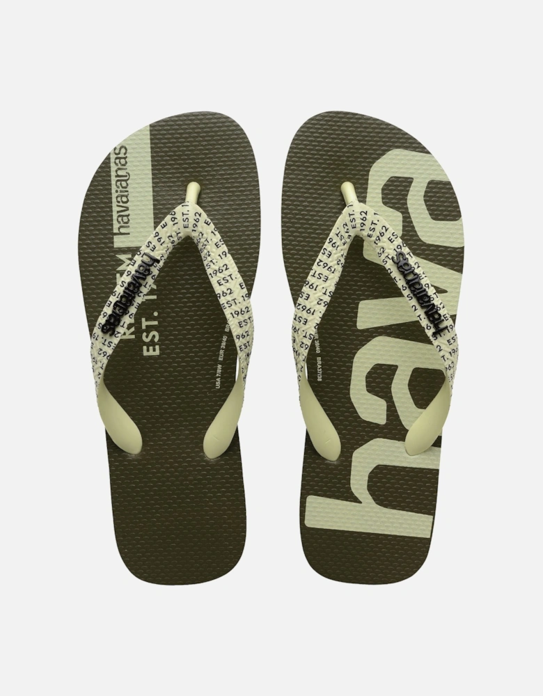 Top Logomania Mid Tech Flip Flops