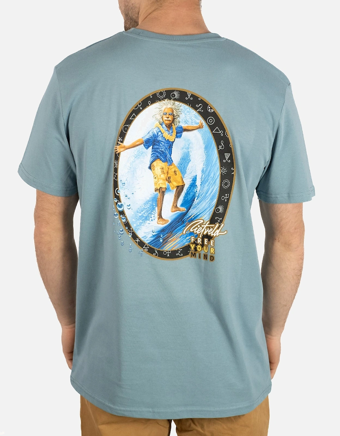 Mens Surfin Al Classic Graphic T-Shirt Tee