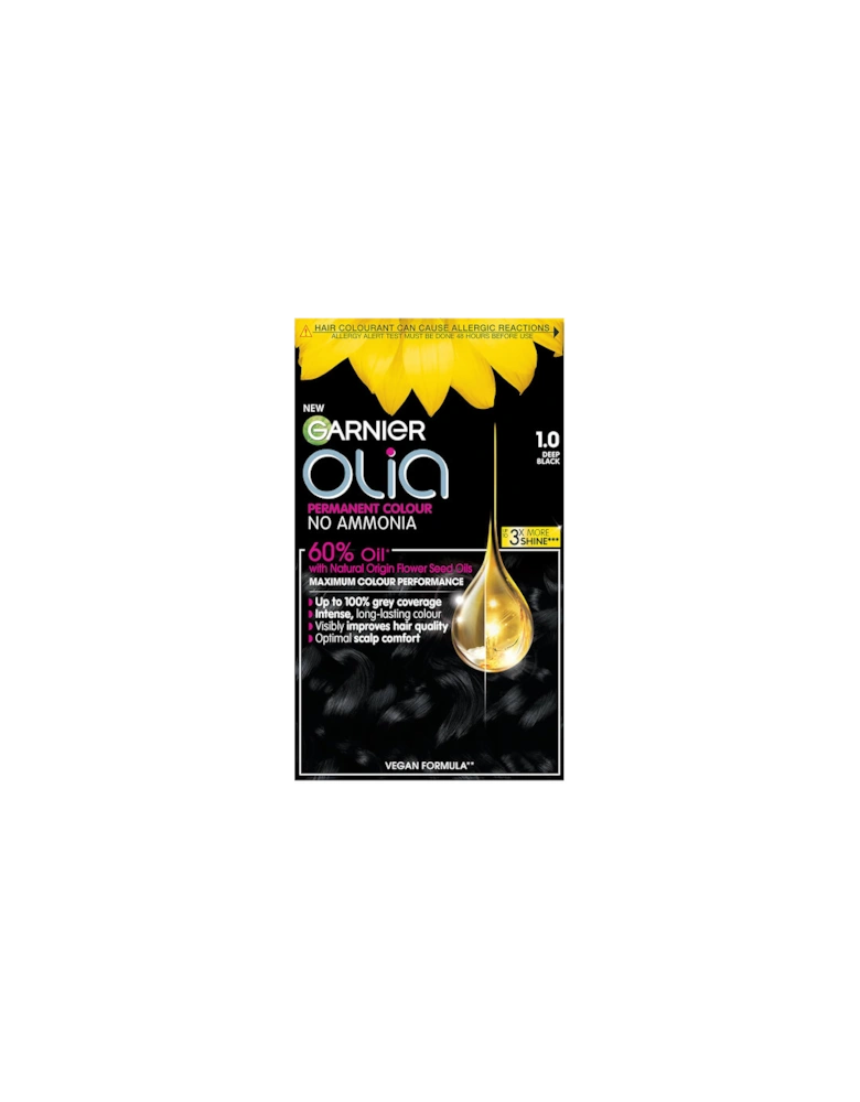 Olia Permanent Hair Dye - 1.0 Deep Black