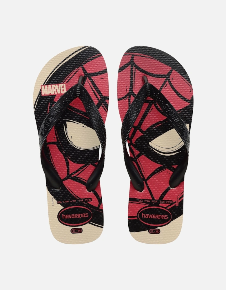 Top Marvel Logomania Flip Flops