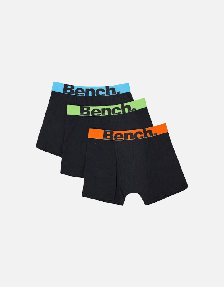 Mens Action 3-Pack Logo Waistband Boxer Shorts - Assorted