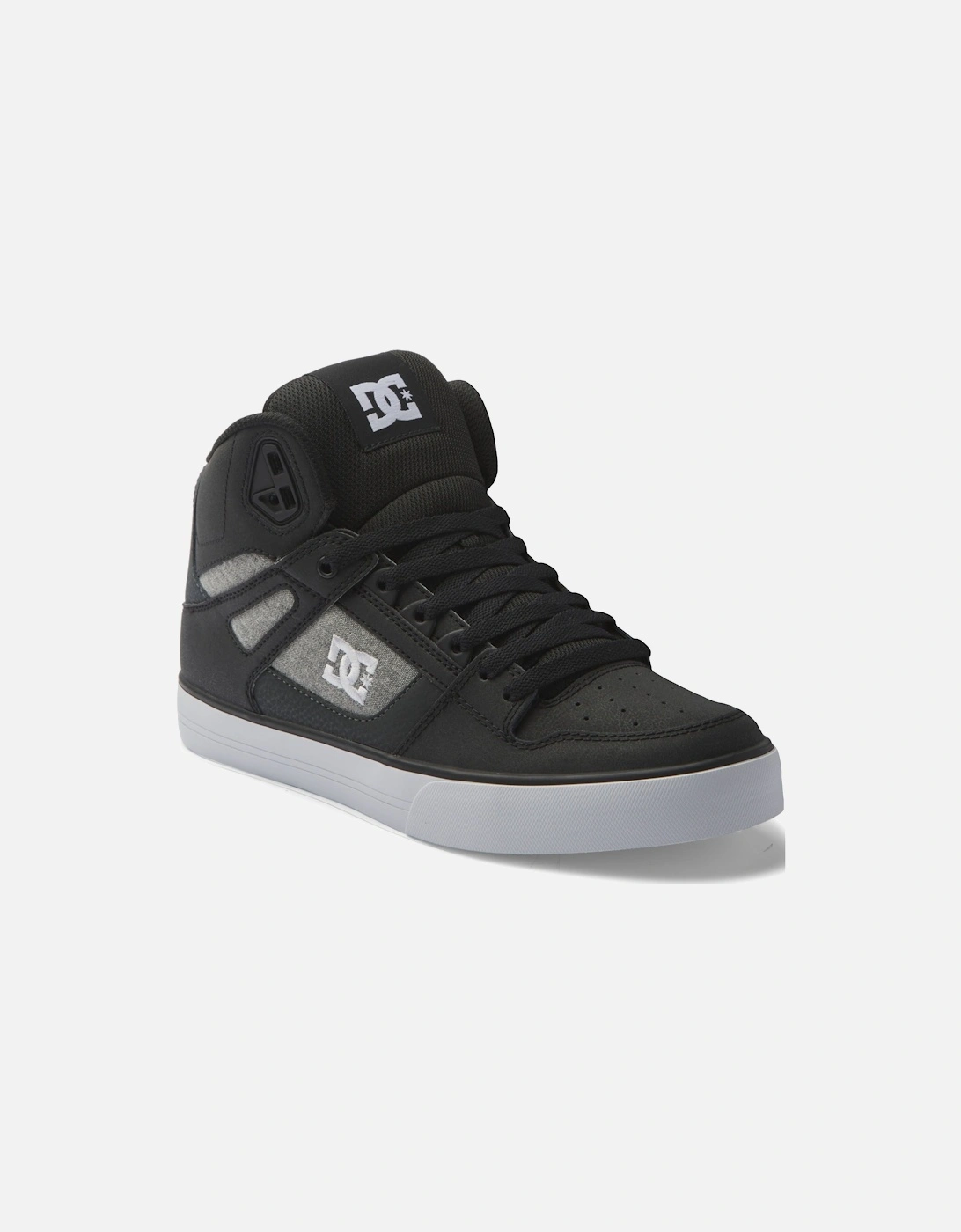 Mens Pure High Leather High Top Trainers