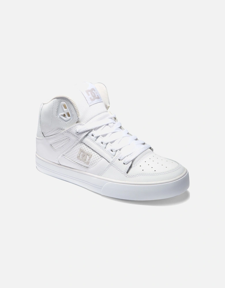 Mens Pure High Leather High Top Trainers