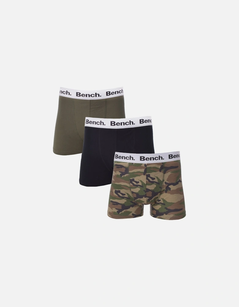 Mens Boland 3 Pack Boxer Shorts - Multi