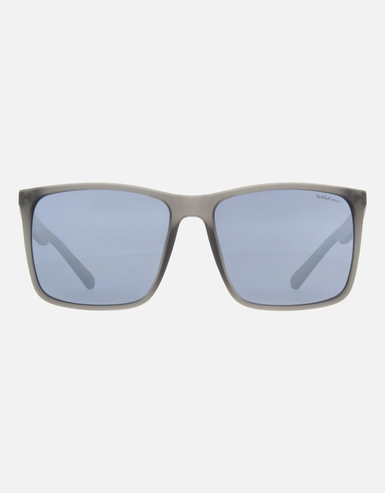 Mens Bow Smoke Polarized Sunglasses - Dark Grey