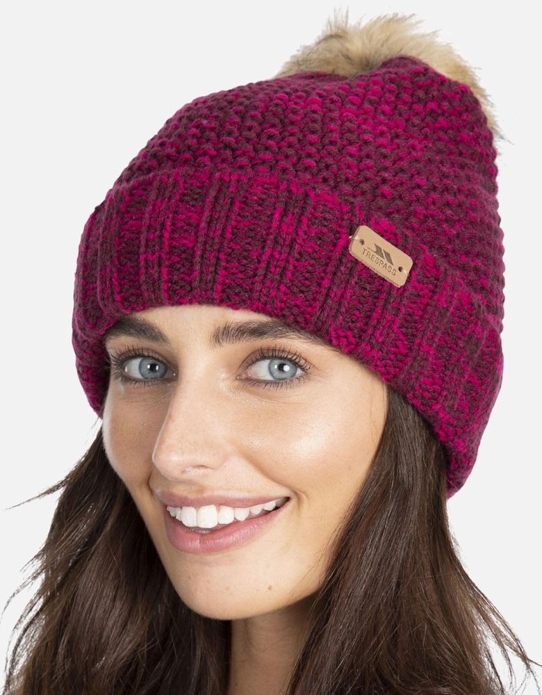 Womens Kellisa Knitted Bobble Hat