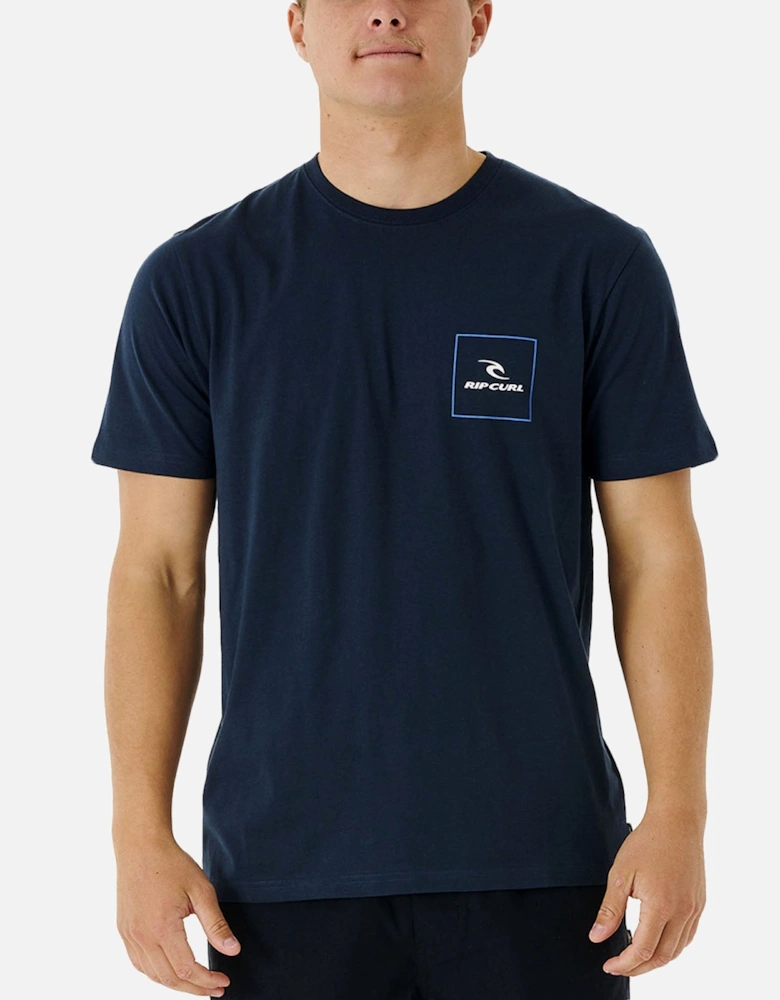 Rip Curl Mens Corp Icon Crew Neck T-Shirt