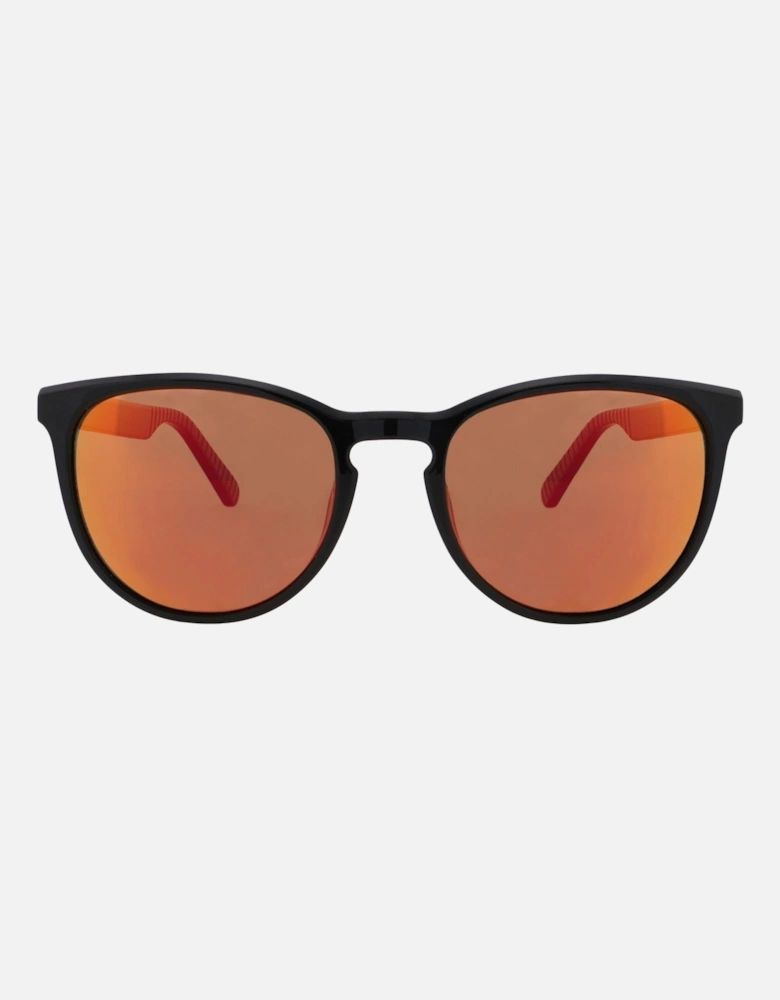 Unisex Steady Smoked UV Sunglasses - Shiny Black