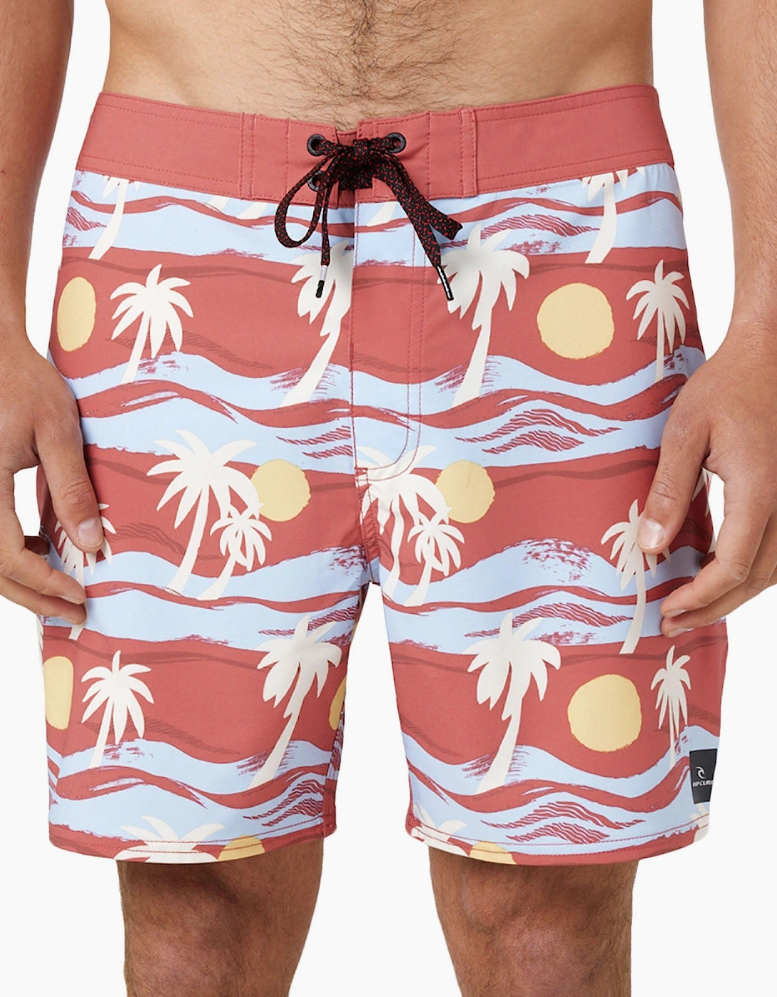 Ripcurl Men's Pink Rip Curl Mirage Retro Dunes 17" Boardshorts - Dusty Rose - Size 32/34