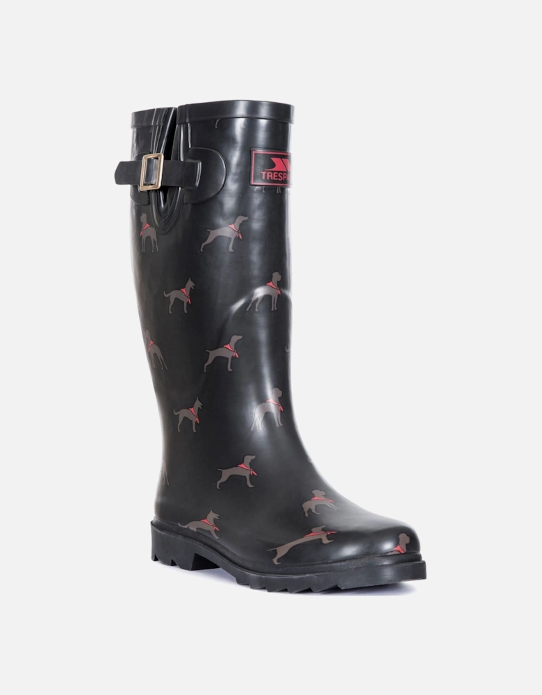 Womens Samira High Rise Printed Wellies