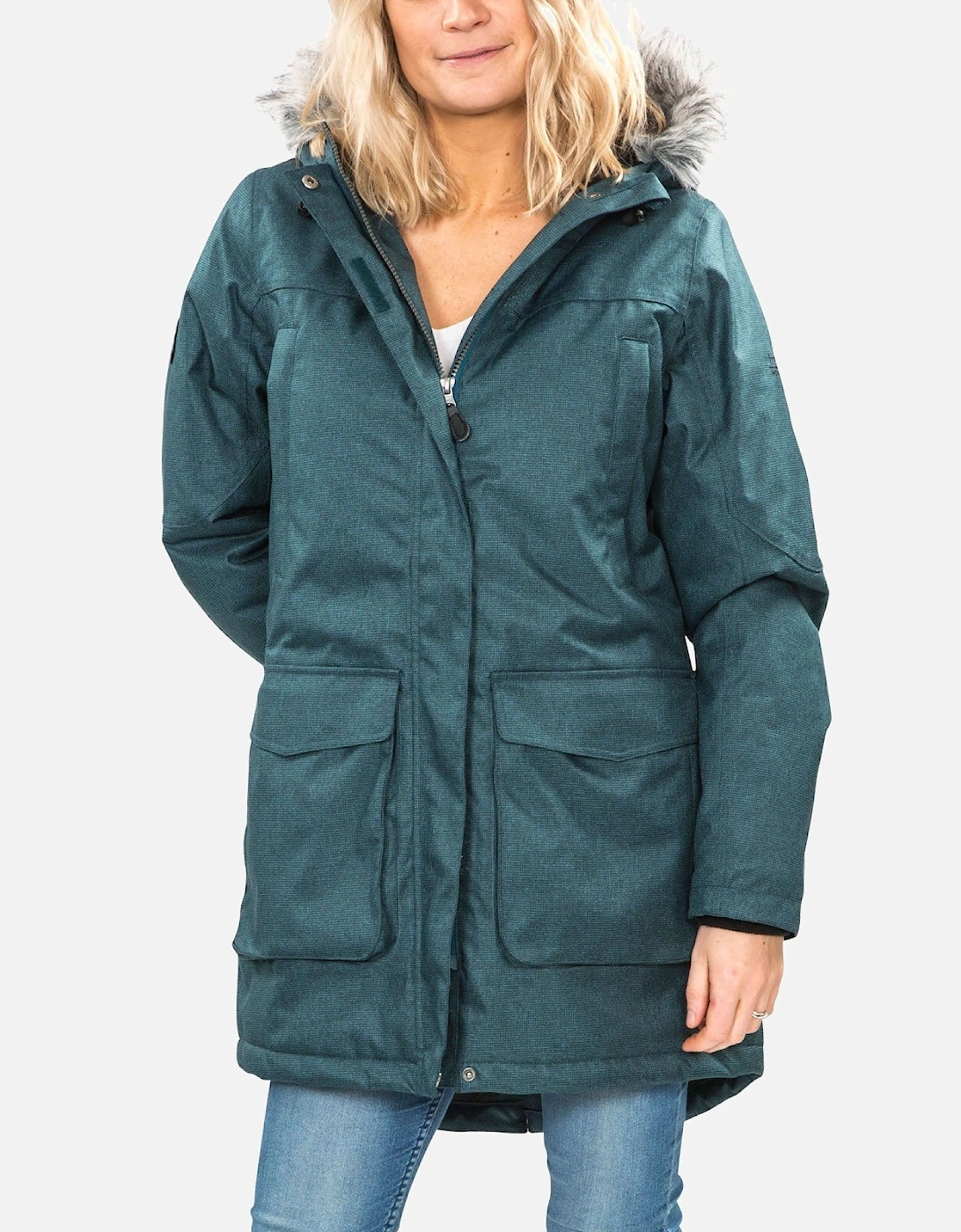 Womens Thundery Waterproof Parka Jacket, 2 of 1