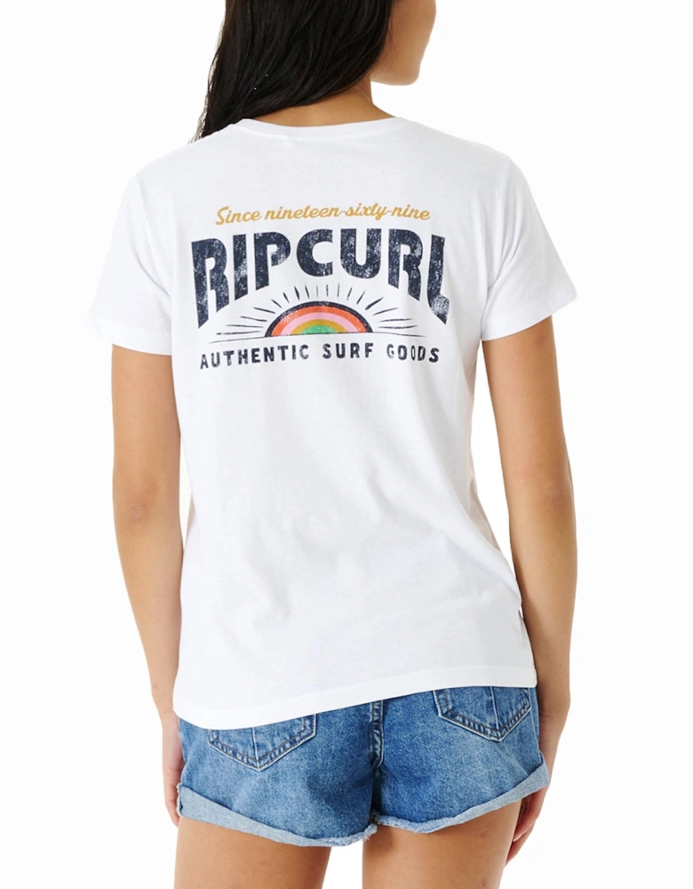 Rip Curl Womens Daybreak Standard Crew Neck T-Shirt