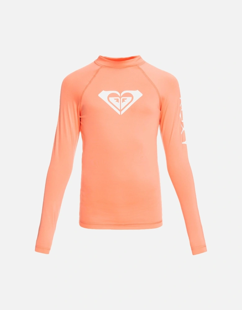 Kids Whole Hearted Long Sleeve UPF 50 Rash Vest