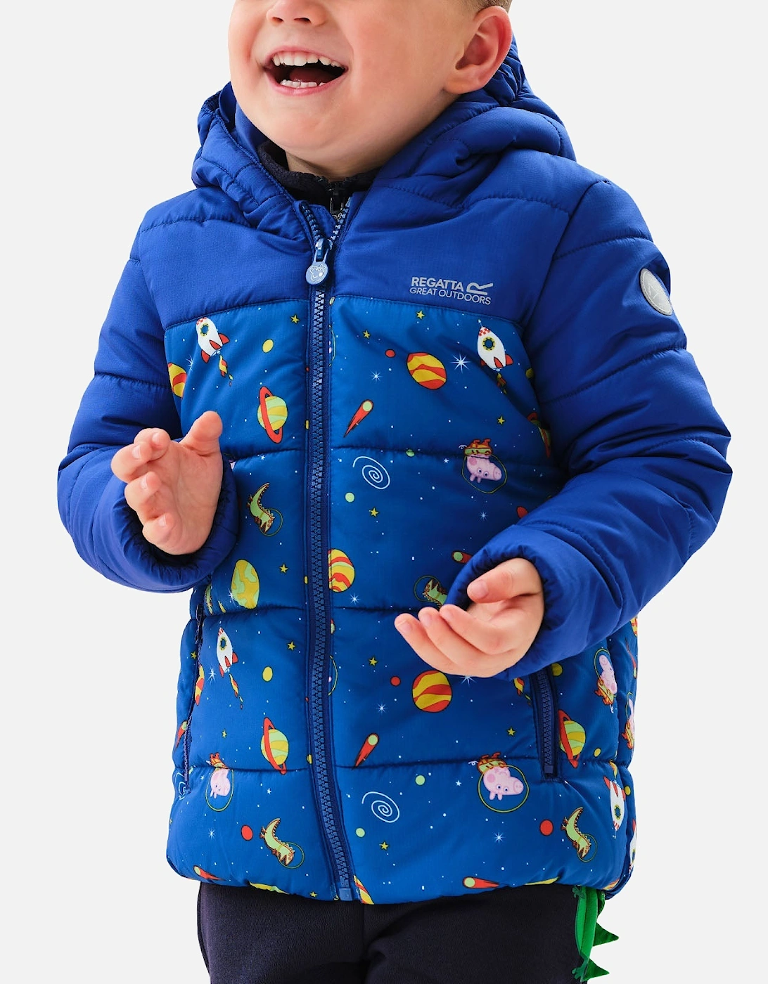 Kids Peppa Pig Water Rellent Insulated Jacket Coat, 6 of 5