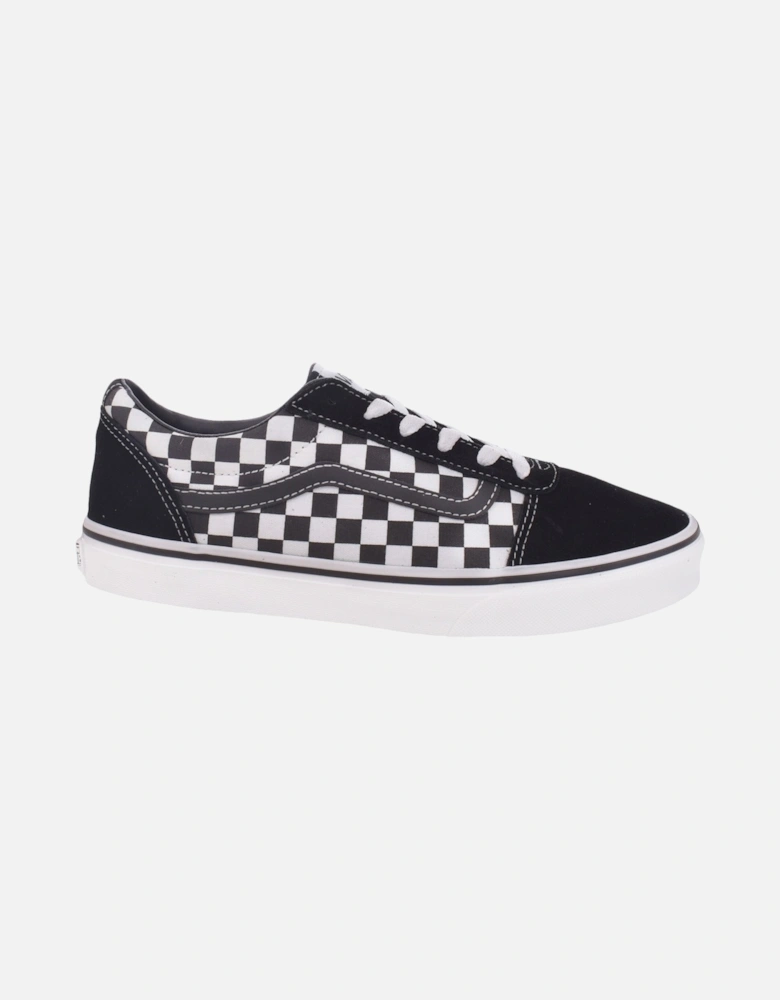 Kids Ward Checkered Trainers - Black