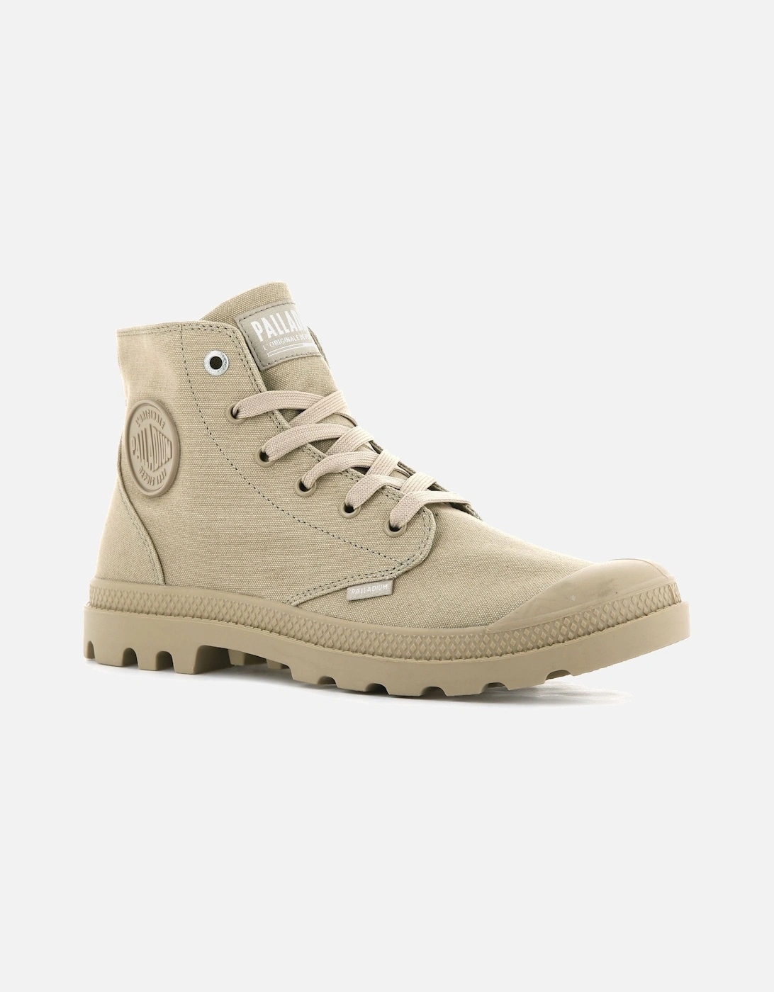 Unisex Mono Chrome Hi Top Vegan Canvas Boots