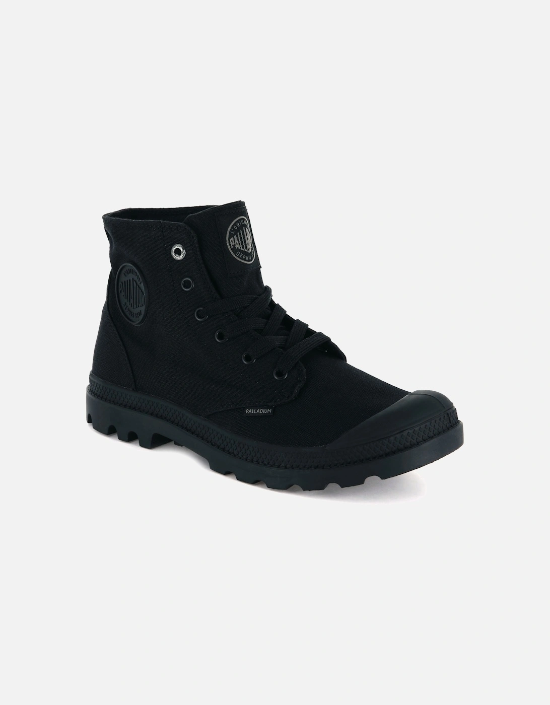 Unisex Mono Chrome Hi Top Vegan Canvas Boots, 2 of 1