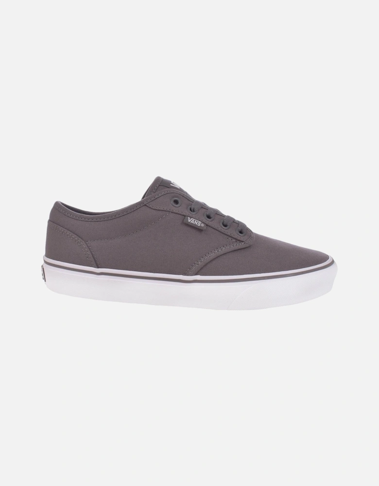 Mens Atwood Canvas Trainers - Pewter/White